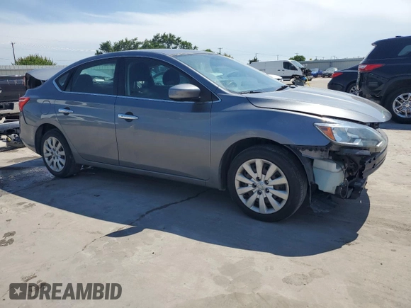 2017 Nissan Sentra S with VIN 3N1AB7APXHY382397, listed as a Copart auction lot 55091364 with 140,279 mi miles and Salvage Title. Bid and sale history available at carsss.com. Image 4.