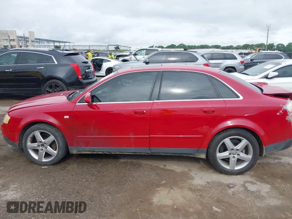 2003 Audi A4 3.0L with VIN WAULT68E23A254280, listed as a IAAI auction lot 42492694 with Not provided miles and . Bid and sale history available at DreamBid. Image 14.