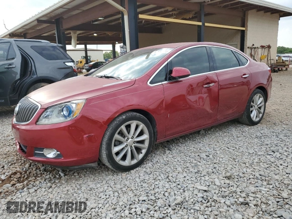 2012 Buick Verano with VIN 1G4PP5SK5C4208891, listed as a Copart auction lot 52537515 with 166,511 mi miles and Salvage title. Bid and sale history available at DreamBid. Image 1.