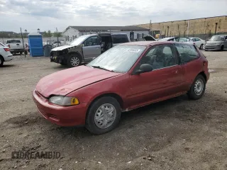 1993 Honda Civic z VIN 2HGEH2378PH519632, wystawiony jako Copart lot #52206665 z przebiegiem 146 802 mil mil oraz Szkoda całkowita • Salvage title. Historia ofert i sprzedaży dostępna na DreamBid. Obrazek 1.
