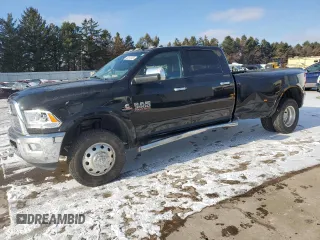 2018 Ram 3500 Laramie z VIN 3C63RRJLXJG413290, wystawiony jako Copart lot #82347954 z przebiegiem 72 772 mil mil oraz Szkoda całkowita • Salvage title. Historia ofert i sprzedaży dostępna na DreamBid. Obrazek 1.