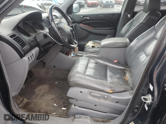2005 Acura MDX with VIN 2HNYD18295H512436, listed as a Copart auction lot 46493595 with 0 mi miles and Salvage Title. Bid and sale history available at carsss.com. Image 7.