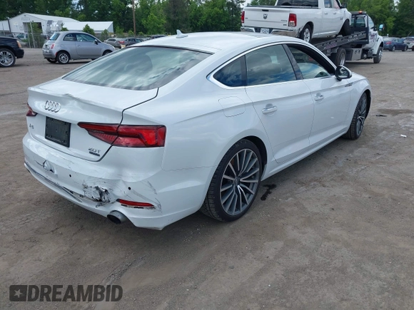 2018 Audi A5 Sportback Prestige z VIN WAUCNCF53JA018391, wystawiony jako IAAI lot #42350981 z przebiegiem 64 620 mil mil oraz . Historia ofert i sprzedaży dostępna na DreamBid. Obrazek 4.