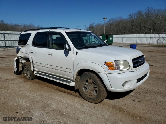 2003 Toyota Sequoia Limited with VIN 5TDBT48A23S169247, listed as a Copart auction lot 49008645 with 305,232 mi miles and Salvage Title. Bid and sale history available at carsss.com. Image 4.