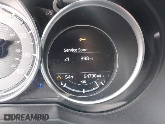 2018 Mazda CX-5 Grand Touring with VIN JM3KFADMXJ0470846, listed as a IAAI auction lot 41913533 with 54,700 mi miles and . Bid and sale history available at DreamBid. Image 16.