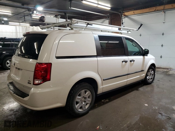 2013 Ram Cargo Van Tradesman with VIN 2C4JRGAG6DR658271, listed as a Copart auction lot 72421684 with 69,160 mi miles and Salvage Title. Bid and sale history available at carsss.com. Image 3.