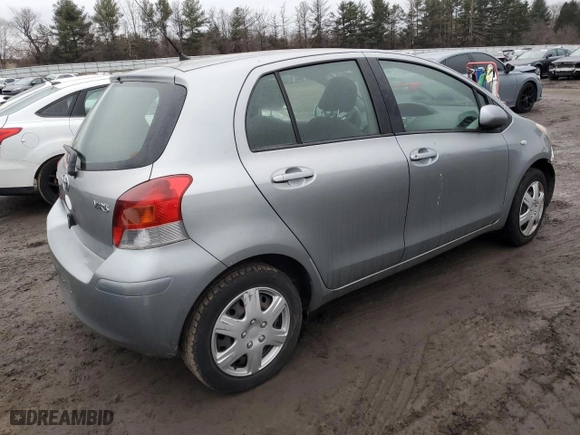 2010 Toyota Yaris with VIN JTDKT4K38A5314272, listed as a Copart auction lot 41746945 with 121,644 mi miles and Salvage Title. Bid and sale history available at carsss.com. Image 3.
