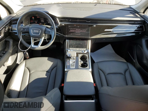 2024 Audi Q7 Premium Plus with VIN WA1LXBF7XRD004548, listed as a Copart auction lot 80491204 with 18,606 mi miles and Salvage title. Bid and sale history available at DreamBid. Image 8.
