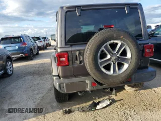 2021 Jeep Wrangler Unlimited Sahara High Altitude z VIN 1C4HJXEG0MW603872, wystawiony jako Copart lot #74835884 z przebiegiem 31 008 mil mil oraz Nie do naprawy • Non repairable. Historia ofert i sprzedaży dostępna na DreamBid. Obrazek 6.