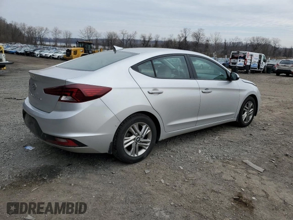 2020 Hyundai Elantra SEL with VIN 5NPD84LF0LH530607, listed as a Copart auction lot 52287195 with 60,401 mi miles and Salvage Title. Bid and sale history available at DreamBid. Image 3.