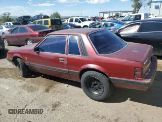 1986 Ford Mustang with VIN 1FABP2636GF228227, listed as a Copart auction lot 70426344 with 70,790 mi miles and Clean title. Bid and sale history available at DreamBid. Image 2.