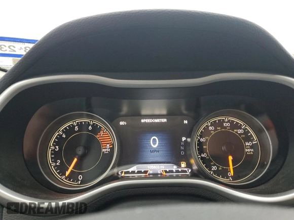 2016 Jeep Cherokee Limited with VIN 1C4PJMDS5GW205965, listed as a Copart auction lot 49147175 with 105,803 mi miles and Salvage title. Bid and sale history available at DreamBid. Image 9.