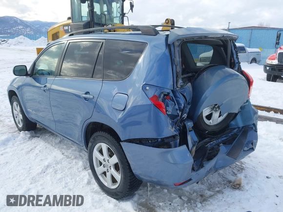 2008 Toyota RAV4 Ltd with VIN JTMBK31V186044743, listed as a IAAI auction lot 41578166 with 227,663 mi miles. Bid and sale history available at carsss.com. Image 3.