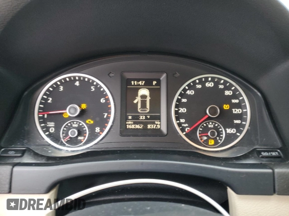 2012 Volkswagen Tiguan S with VIN WVGBV7AX4CW581692, listed as a Copart auction lot 86061624 with 168,362 mi miles and Clean Title. Bid and sale history available at DreamBid. Image 9.
