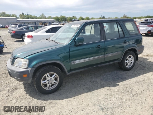 2001 Honda CR-V EX with VIN JHLRD176X1S009101, listed as a Copart auction lot 52637395 with 194,514 mi miles and Salvage Title. Bid and sale history available at carsss.com. Image 1.
