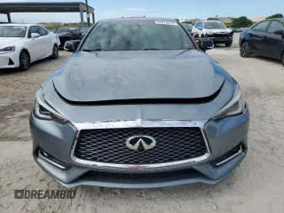 2017 Infiniti Q60 Premium with VIN JN1EV7EK4HM363368, listed as a Copart auction lot 63076615 with 77,198 mi miles and Salvage title. Bid and sale history available at DreamBid. Image 5.