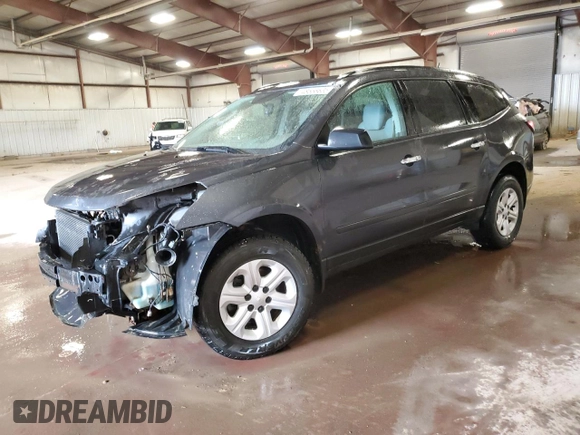 2013 Chevrolet Traverse LS with VIN 1GNKRFKD8DJ258016, listed as a Copart auction lot 48556635 with 150,679 mi miles and Clean Title. Bid and sale history available at carsss.com. Image 1.