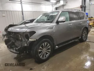 2018 Nissan Armada SL with VIN JN8AY2NC1J9557206, listed as a Copart auction lot 44937175 with 110,258 mi miles and Salvage Title. Bid and sale history available at carsss.com. Image 1.
