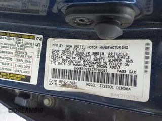 2007 Toyota Corolla CE with VIN 1NXBR32E27Z918081, listed as a IAAI auction lot 42034517 with 189,319 mi miles and . Bid and sale history available at DreamBid. Image 9.