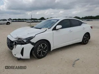 2024 Nissan Sentra SV z VIN 3N1AB8CV8RY361406, wystawiony jako Copart lot #53519225 z przebiegiem 14 056 mil mil oraz Szkoda całkowita • Salvage title. Historia ofert i sprzedaży dostępna na DreamBid. Obrazek 1.