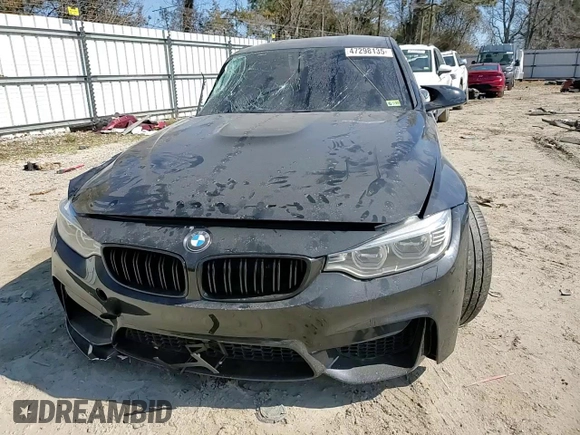 2016 BMW M3 with VIN WBS8M9C58G5D30271, listed as a Copart auction lot 47298135 with Not provided miles and Salvage title. Bid and sale history available at DreamBid. Image 11.