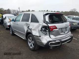 2013 Acura MDX Tech Pkg with VIN 2HNYD2H38DH500999, listed as a IAAI auction lot 40937213 with 138,336 mi miles. Bid and sale history available at carsss.com. Image 3.