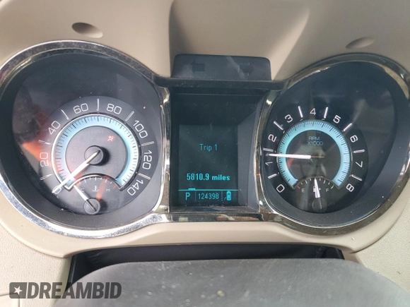 2010 Buick LaCrosse CXL with VIN 1G4GC5GG8AF138336, listed as a Copart auction lot 60421425 with 124,398 mi miles and Salvage title. Bid and sale history available at DreamBid. Image 9.