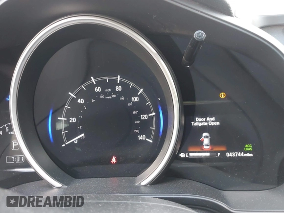 2018 Honda Fit EX-L with VIN 3HGGK5H97JM705564, listed as a IAAI auction lot 42064209 with 43,744 mi miles. Bid and sale history available at carsss.com. Image 7.