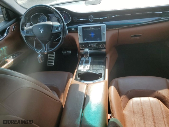 2015 Maserati Quattroporte S Q4 with VIN ZAM56RRA1F1135121, listed as a Copart auction lot 67470824 with 77,699 mi miles and Salvage Title. Bid and sale history available at carsss.com. Image 8.
