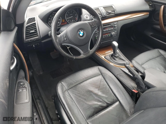 2009 BMW 1 Series 128i SULEV with VIN WBAUP93589VF48224, listed as a Copart auction lot 85687834 with 106,636 mi miles and Salvage Title. Bid and sale history available at carsss.com. Image 8.