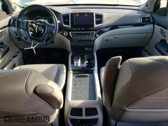 2016 Honda Pilot Touring with VIN 5FNYF6H94GB066943, listed as a Copart auction lot 43064615 with Not Provided miles and Salvage Title. Bid and sale history available at DreamBid. Image 8.