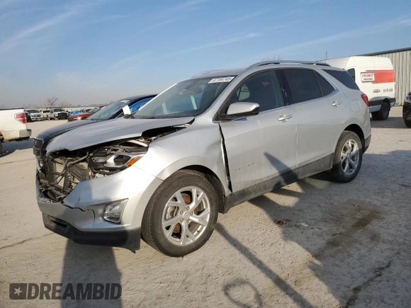 2020 Chevrolet Equinox LT with VIN 3GNAXLEX5LS538673, listed as a Copart auction lot 47166745 with 192,635 mi miles and Salvage Title. Bid and sale history available at carsss.com. Image 1.