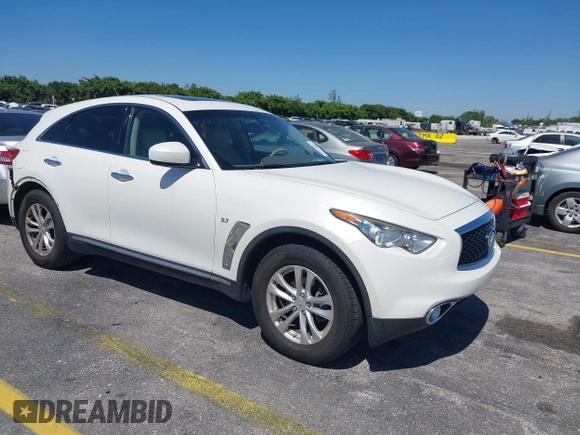2017 Infiniti QX70 z VIN JN8CS1MU4HM142385, wystawiony jako IAAI lot #41774588 z przebiegiem 80 015 mil mil oraz . Historia ofert i sprzedaży dostępna na DreamBid. Obrazek 1.