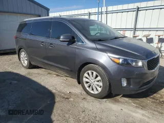 2016 Kia Sedona EX with VIN KNDMC5C17G6116524, listed as a Copart auction lot 82407804 with 163,309 mi miles and Salvage Title. Bid and sale history available at carsss.com. Image 4.