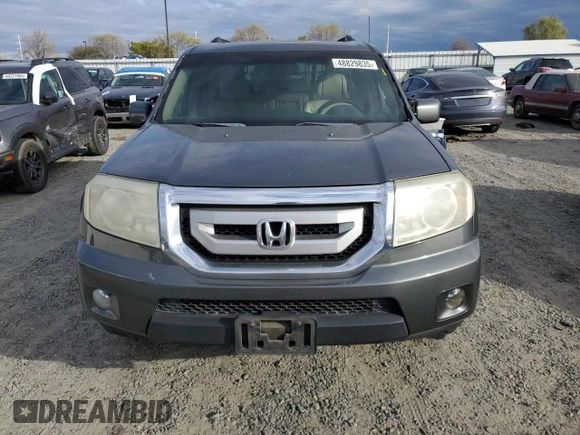 2009 Honda Pilot EX-L with VIN 5FNYF48609B016800, listed as a Copart auction lot 48829835 with 233,894 mi miles and Clean Title. Bid and sale history available at carsss.com. Image 5.