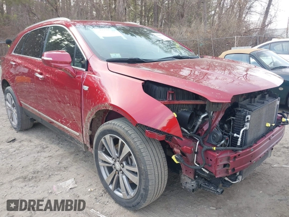 2020 Cadillac XT5 Premium Luxury FWD with VIN 1GYKNCRS3LZ226334, listed as a IAAI auction lot 41886700 with 86,736 mi miles. Bid and sale history available at carsss.com. Image 1.