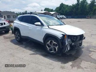 2022 Hyundai Tucson SEL Convenience with VIN KM8JFCA1XNU057877, listed as a IAAI auction lot 42256860 with 54,425 mi miles and . Bid and sale history available at DreamBid. Image 1.