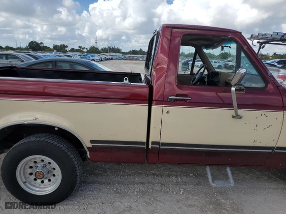 1991 Ford 1/2 Ton Trucks with VIN 1FTDF15N0MNA33440, listed as a Copart auction lot 77872164 with NaN miles and Salvage Title. Bid and sale history available at carsss.com. Image 10.