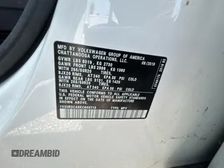 2019 Volkswagen Atlas SE z VIN 1V2UR2CA5KC603713, wystawiony jako Copart lot #54632535 z przebiegiem 27 117 mil mil oraz Szkoda całkowita • Salvage title. Historia ofert i sprzedaży dostępna na DreamBid. Obrazek 10.