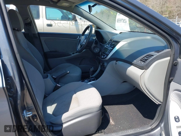 2012 Hyundai Accent GLS with VIN KMHCU4AE9CU167338, listed as a IAAI auction lot 42079550 with 121,889 mi miles. Bid and sale history available at carsss.com. Image 5.