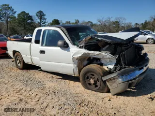 2004 Chevrolet Silverado 1500 Work Truck with VIN 2GCEC19V941368236, listed as a Copart auction lot 47046395 with 311,051 mi miles and Salvage Title. Bid and sale history available at carsss.com. Image 4.