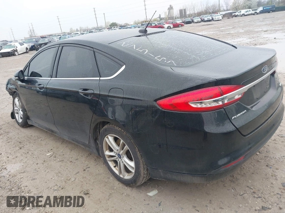 2018 Ford Fusion SE with VIN 3FA6P0HD7JR275157, listed as a IAAI auction lot 41961008 with 120,111 mi miles. Bid and sale history available at carsss.com. Image 3.