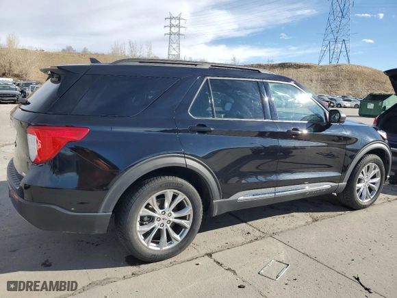 2020 Ford Explorer XLT with VIN 1FMSK8DHXLGB74280, listed as a Copart auction lot 49415955 with 65,548 mi miles and Salvage Title. Bid and sale history available at carsss.com. Image 3.