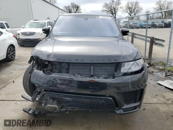 2018 Land Rover Range Rover Sport HSE Dynamic with VIN SALWV2SV7JA800525, listed as a Copart auction lot 45328045 with 48,497 mi miles and Salvage Title. Bid and sale history available at carsss.com. Image 5.