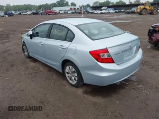 2012 Honda Civic LX z VIN 19XFB2F54CE018953, wystawiony jako IAAI lot #42346090 z przebiegiem 156 370 mil mil oraz . Historia ofert i sprzedaży dostępna na DreamBid. Obrazek 3.