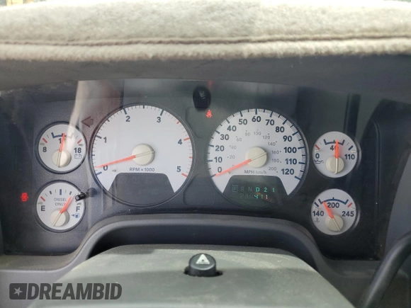2006 Dodge 2500 SLT z VIN 3D7KR29C66G226013, wystawiony jako Copart lot #54842765 z przebiegiem 238 411 mil mil oraz Szkoda całkowita • Salvage title. Historia ofert i sprzedaży dostępna na DreamBid. Obrazek 9.