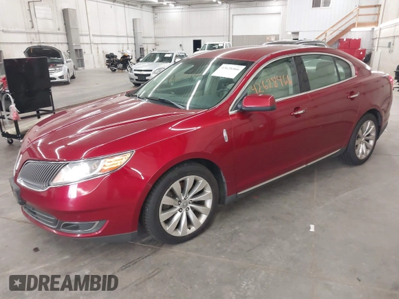 2013 Lincoln MKS with VIN 1LNHL9DK5DG614352, listed as a IAAI auction lot 42628466 with 180,028 mi miles and . Bid and sale history available at DreamBid. Image 2.