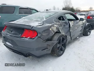 2022 Ford Mustang EcoBoost with VIN 1FA6P8TH5N5107387, listed as a IAAI auction lot 41271109 with 32,816 mi miles. Bid and sale history available at carsss.com. Image 4.