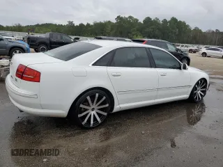 2009 Audi A8 4.2L with VIN WAUMV94E59N005253, listed as a Copart auction lot 70248424 with 154,305 mi miles and Salvage title. Bid and sale history available at DreamBid. Image 3.