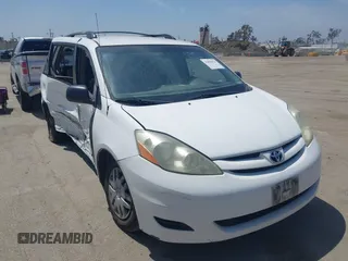 2006 Toyota Sienna CE with VIN 5TDZA23CX6S405973, listed as a IAAI auction lot 42088039 with 260,115 mi miles and . Bid and sale history available at DreamBid. Image 1.